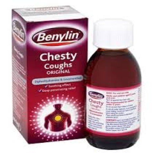 Benylin Chesty Cough Original 2.8mg/ml, 0.4mg/ml Syrup (150ml)
